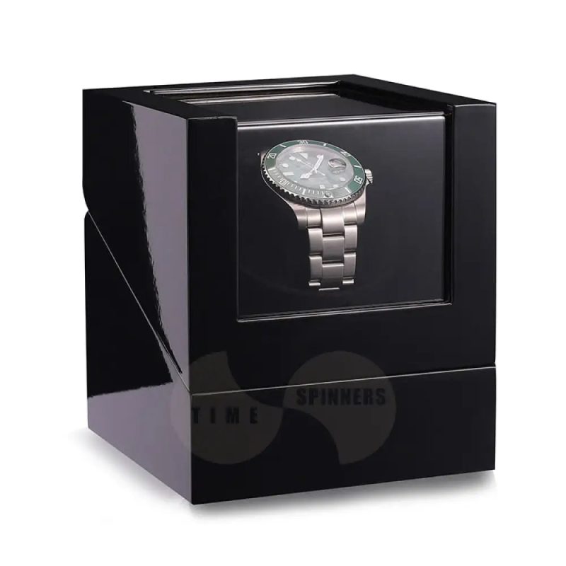 evora single watch winder black piano 347